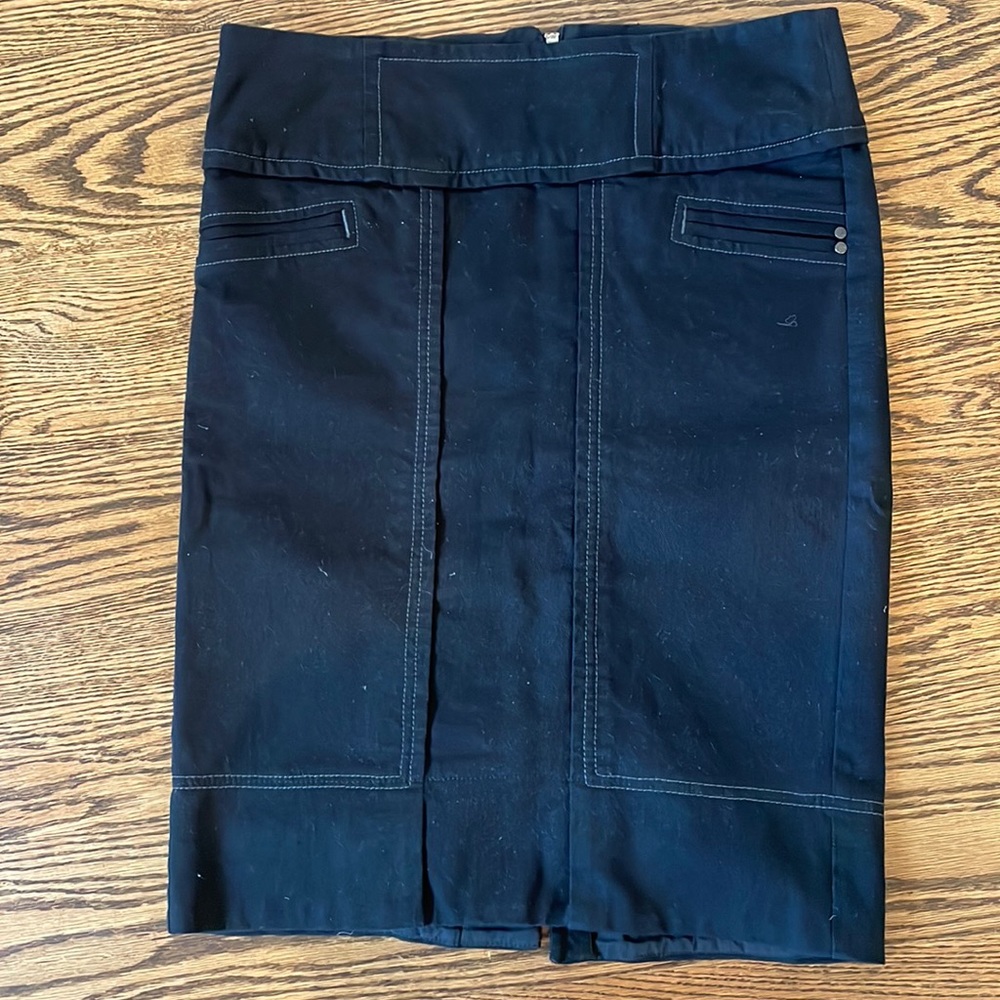 Women’s black denim skirt size 8